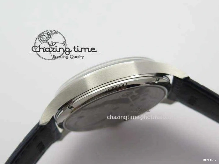 MIROTIME 1227 ZeroBulk Portuguese IW5444 SS Blue Dial On Blue Leather Strap A 7255